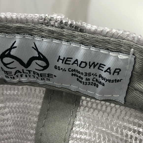 Realtree Gray Logo Ball Cap - Picture 6 of 9